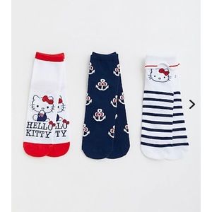 Torrid Hello Kitty Nautical themed socks